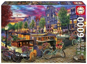 PUZZLE 6000 AMSTERDAM NIDERLANDY, EDUCA
