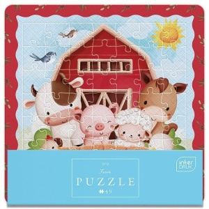 PUZZLE W RAMCE 49 FRIENDS FARM, INTERDRUK