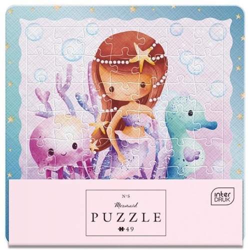 Puzzle w ramce 49 Friends Mermaid, INTERDRUK